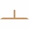 Ekena Millwork Portland Smooth Timber Gable Bracket, Western Red Cedar, 96"W x 32"H x 1 1/2"D x 5 1/2"F, 8/12 Pitch GBW096X32X0206POR00SWR - alternate 1